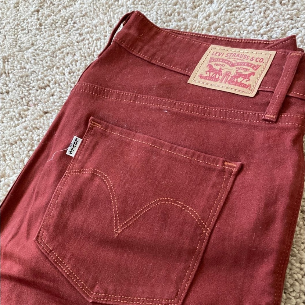 Burnt Red Levi’s
